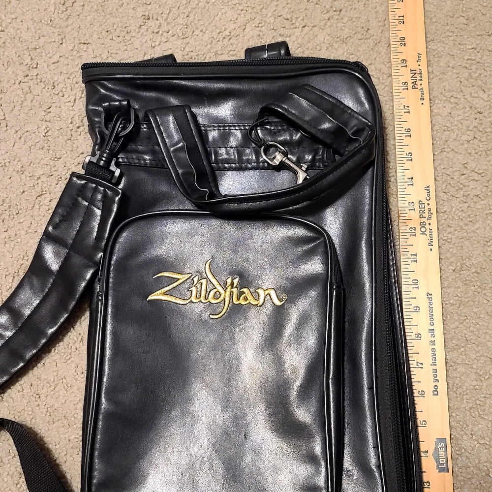 Zildjian Black Leather Drumstick Bag - Picture 2 of 8